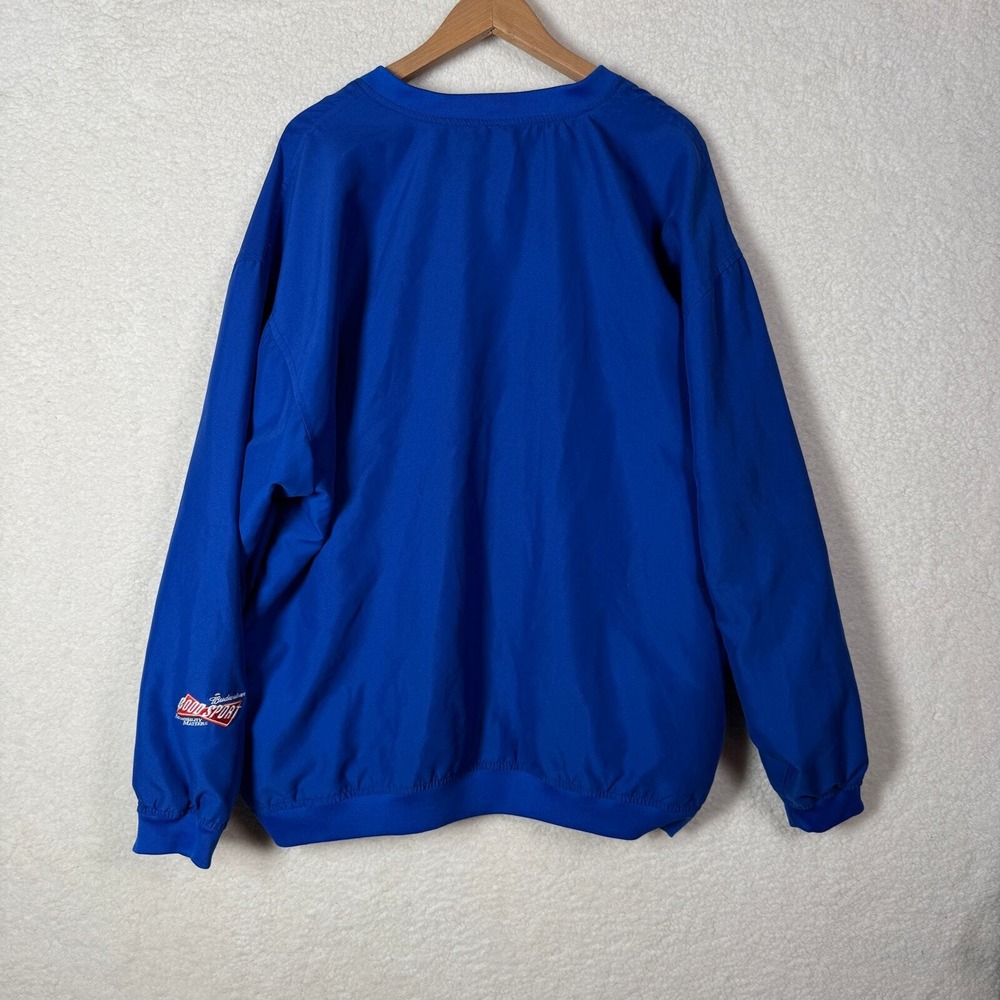 Chicago Cubs Budweiser Mens Pullover‎ Wrigley XL Baseball MLB Beer Windbreaker - Picture 4 of 6
